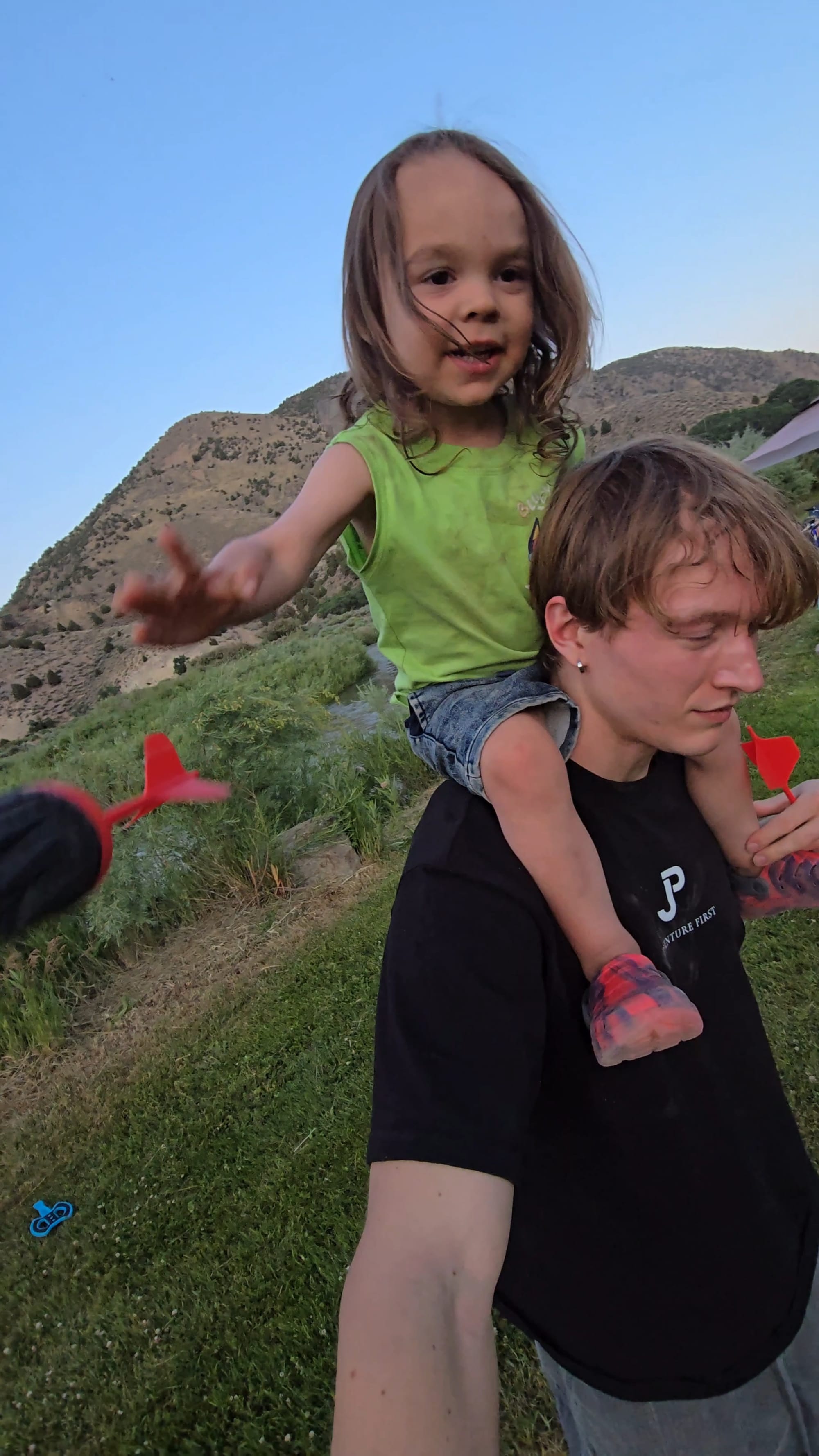 My nephew was suppose to attack the enemy, but instead he choked me to death