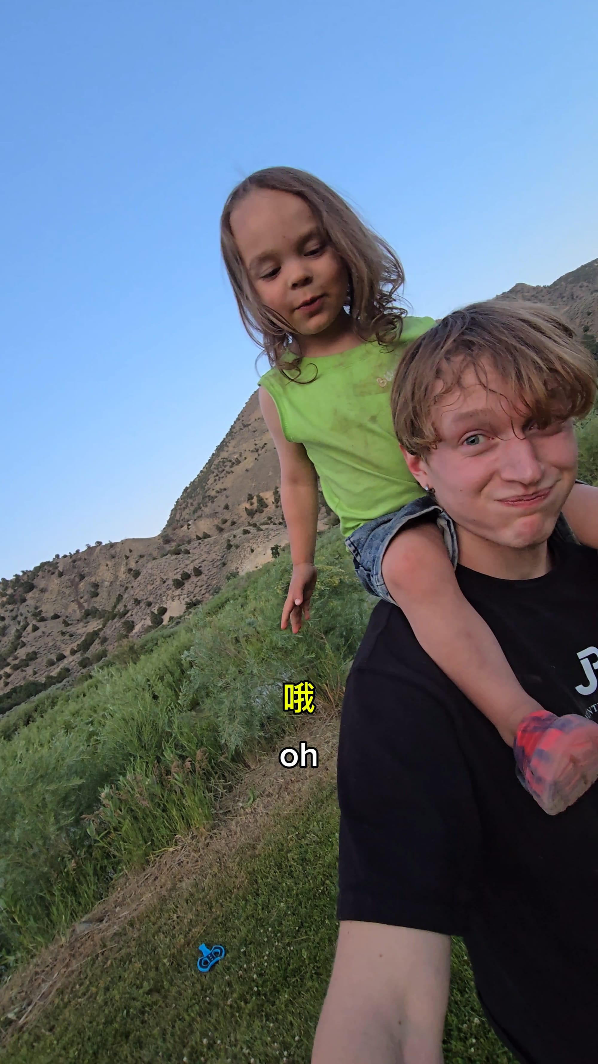 My nephew was suppose to attack the enemy, but instead he choked me to death