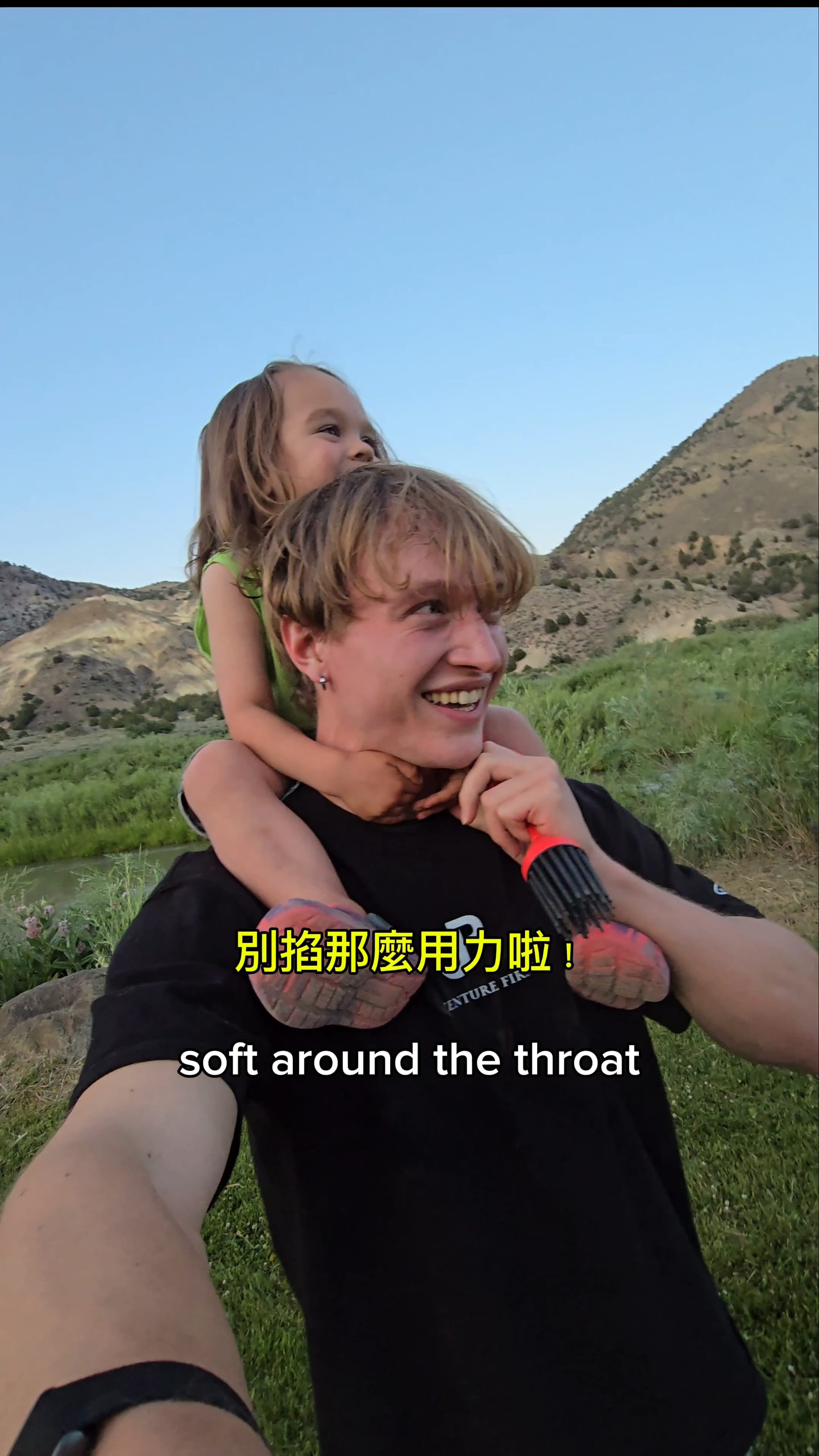 My nephew was suppose to attack the enemy, but instead he choked me to death